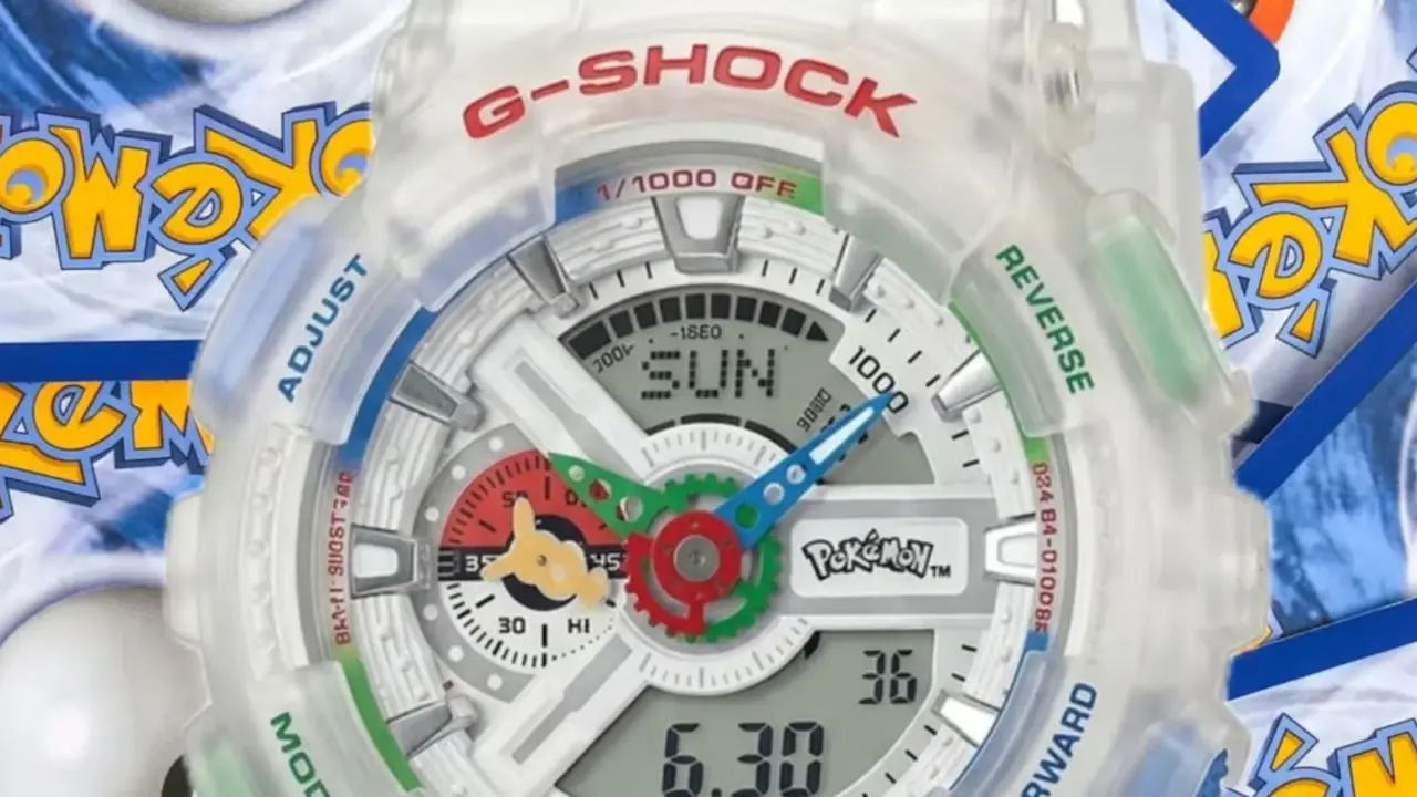 Hinh anh 5: Casio G-SHOCK GA110PKM-7A phien ban Pokemon voi thiet ke ky niem