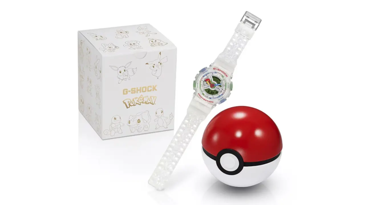 Hinh anh 6: Casio G-SHOCK GA110PKM-7A phien ban Pokemon voi thiet ke ky niem