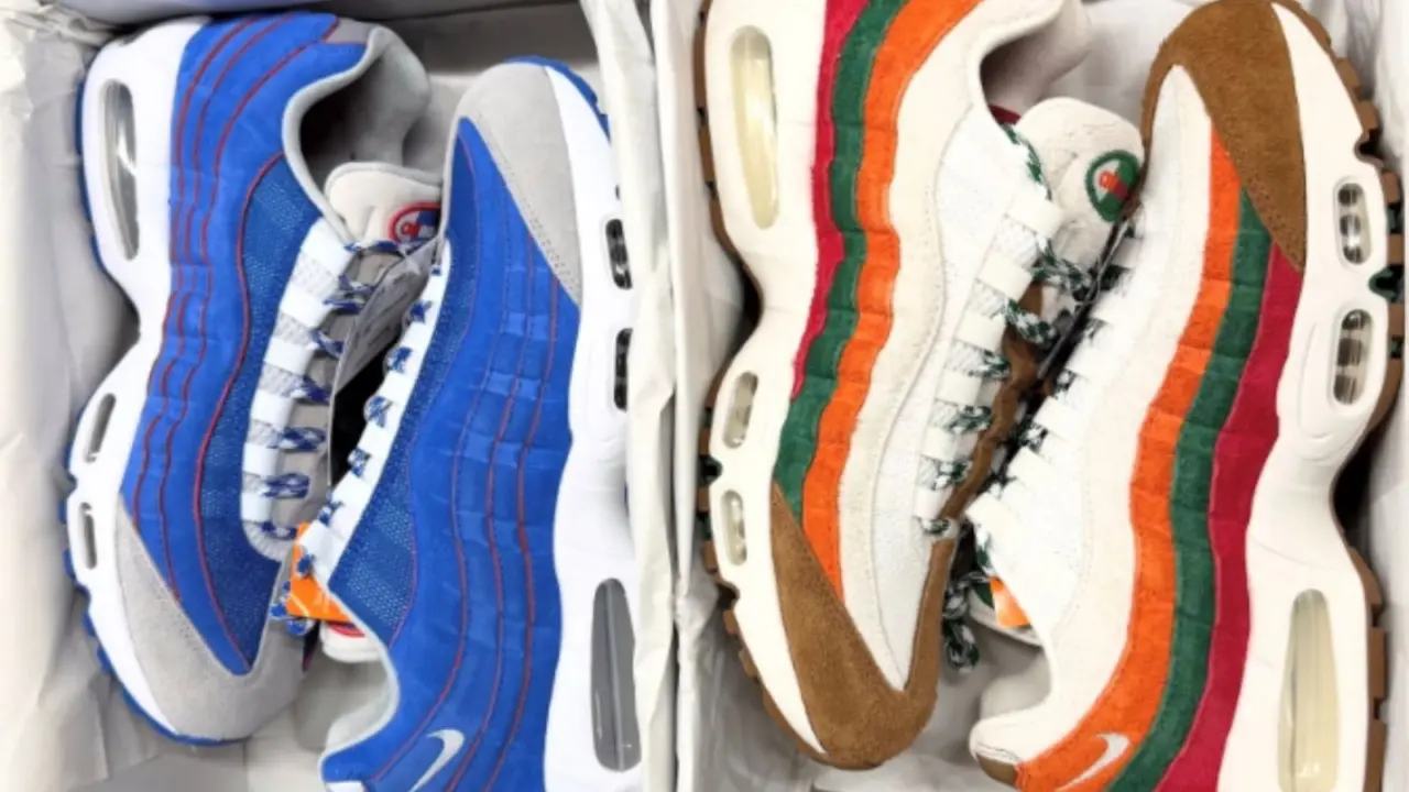 Hinh anh 1: Nike Air Max 95 Convini voi cam hung tu cua hang tien loi 7-Eleven va Lawson