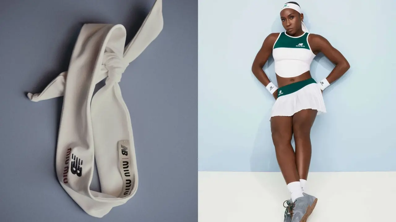 Hinh anh 4: Coco Gauff dien trang phuc Miu Miu x New Balance tai Wimbledon