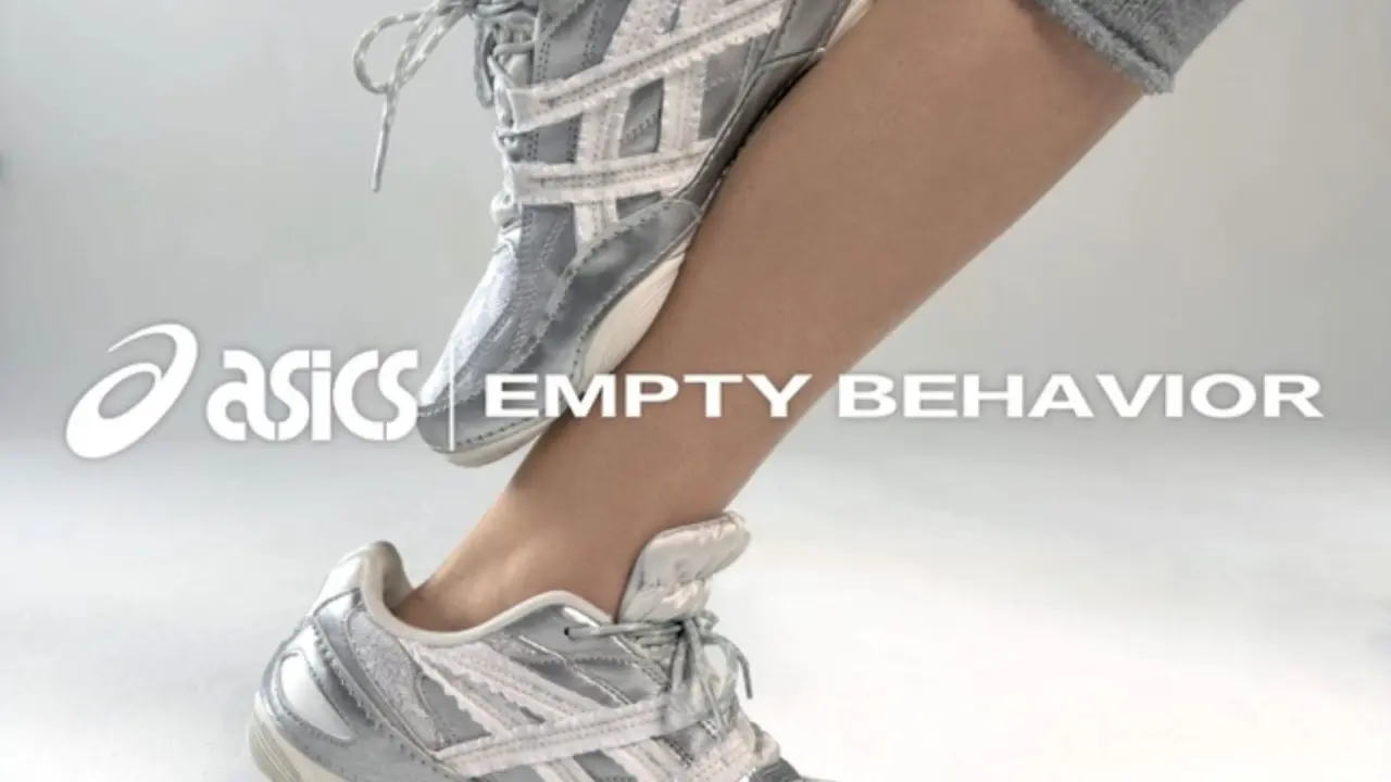 Hinh anh 1: ASICS x Empty Behavior Hypersync - Sneaker Ballet Xu Huong 2026