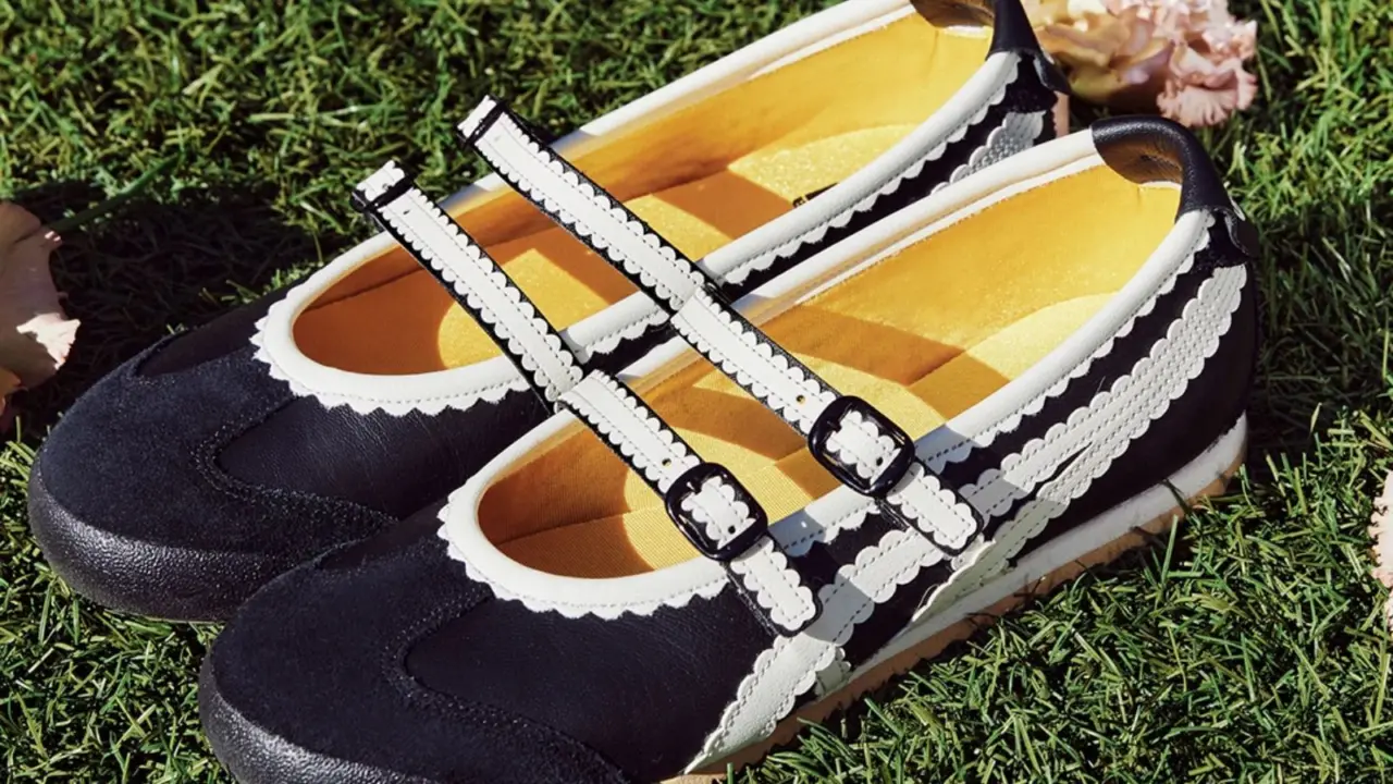 Hinh anh 3: Onitsuka Tiger Gymnarina - phien ban balletcore tu Mexico 66