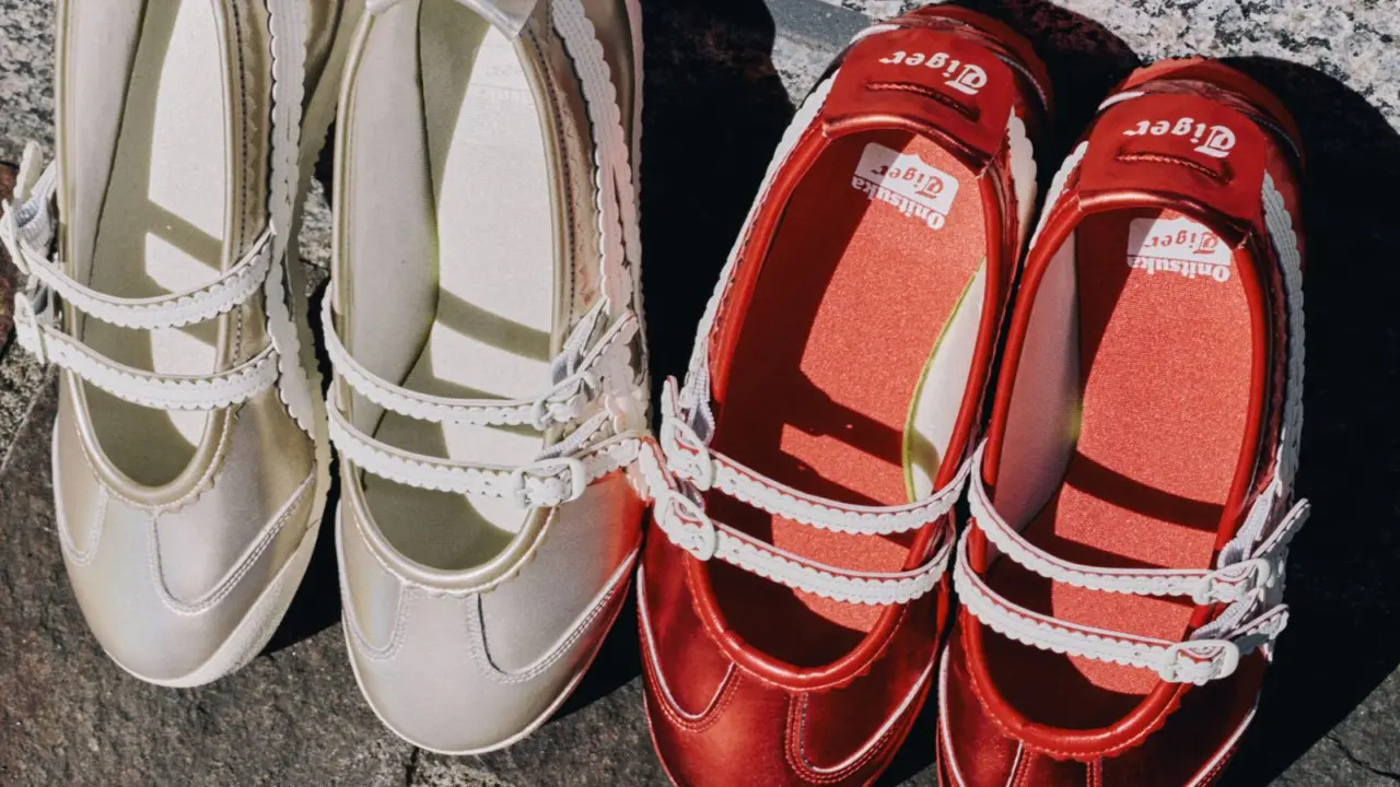 Hinh anh 4: Onitsuka Tiger Gymnarina - phien ban balletcore tu Mexico 66