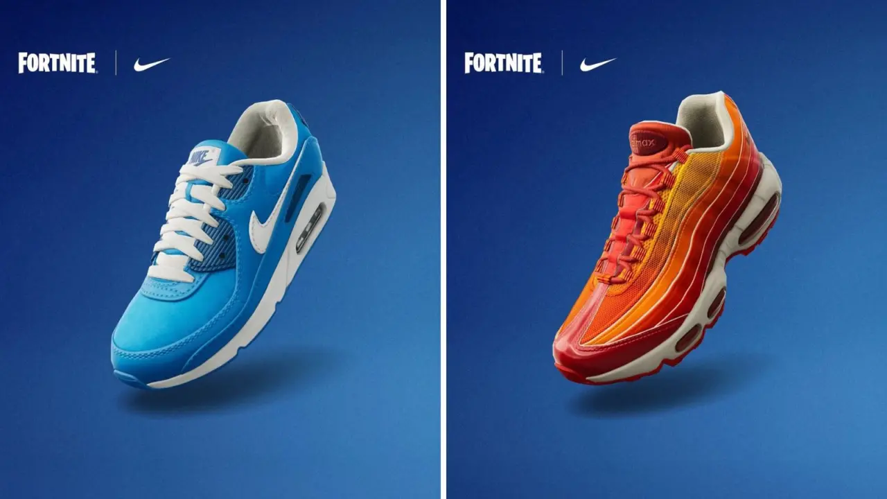 Hinh anh 1: Nike Fantastic Four Pack 2027 voi Air Max 95 Human Torch va Air Max 90 Mr. Fantastic