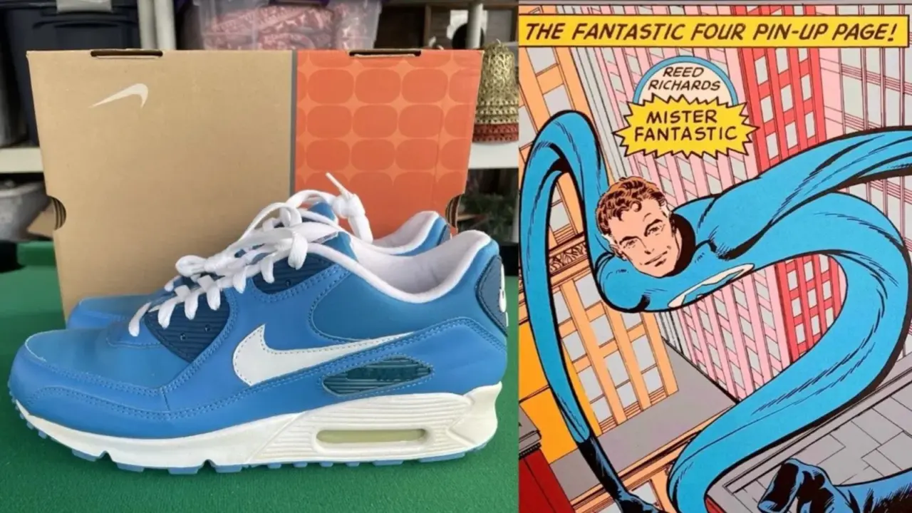 Hinh anh 4: Nike Fantastic Four Pack 2027 voi Air Max 95 Human Torch va Air Max 90 Mr. Fantastic