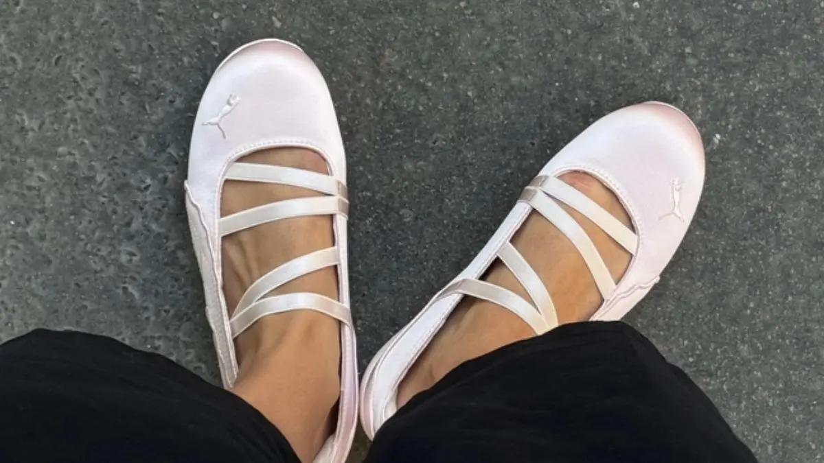 Hinh anh sneaker ballet - su ket hop giua phong cach the thao va ve dep nu tinh.