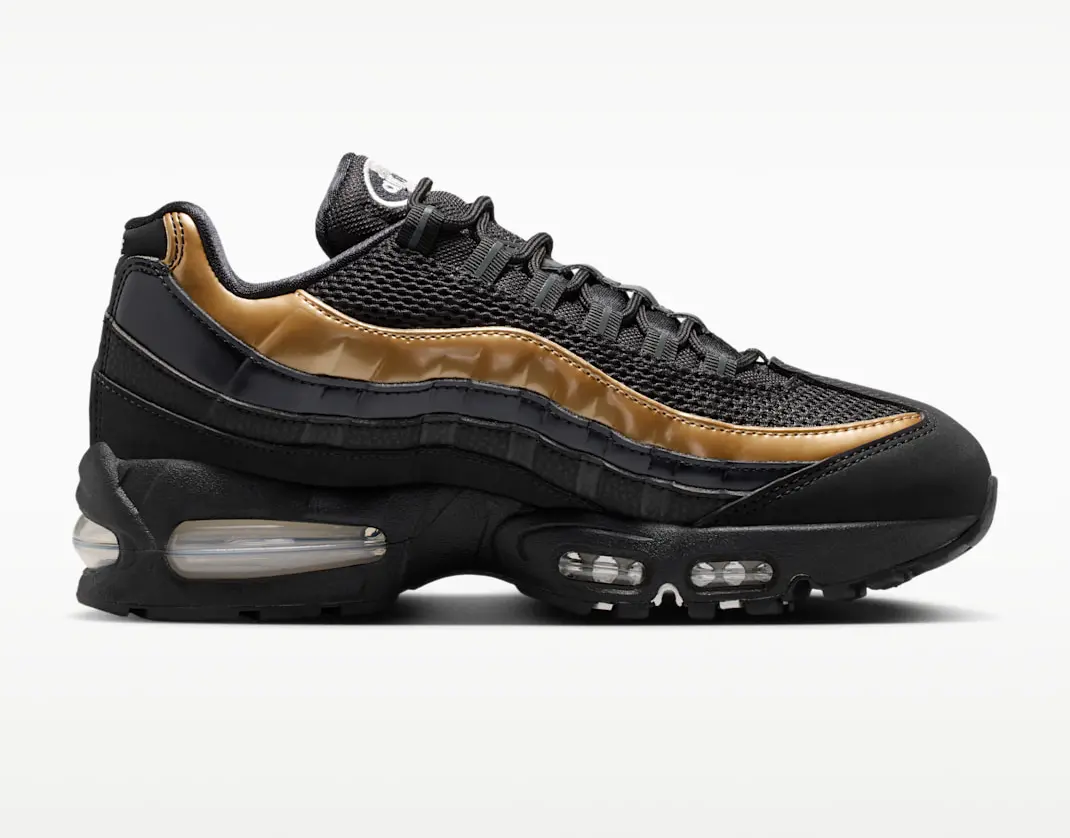 Alternative view of Giày Nike Air Max 95 SE 'Black Metallic Gold' IR1129-001