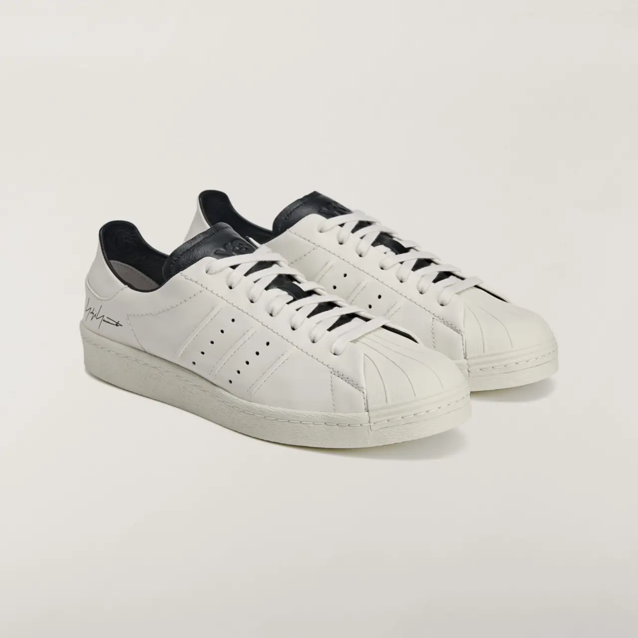 Alternative view of Giày Adidas Y-3 Superstar 'Orbit Grey Black' JR4216