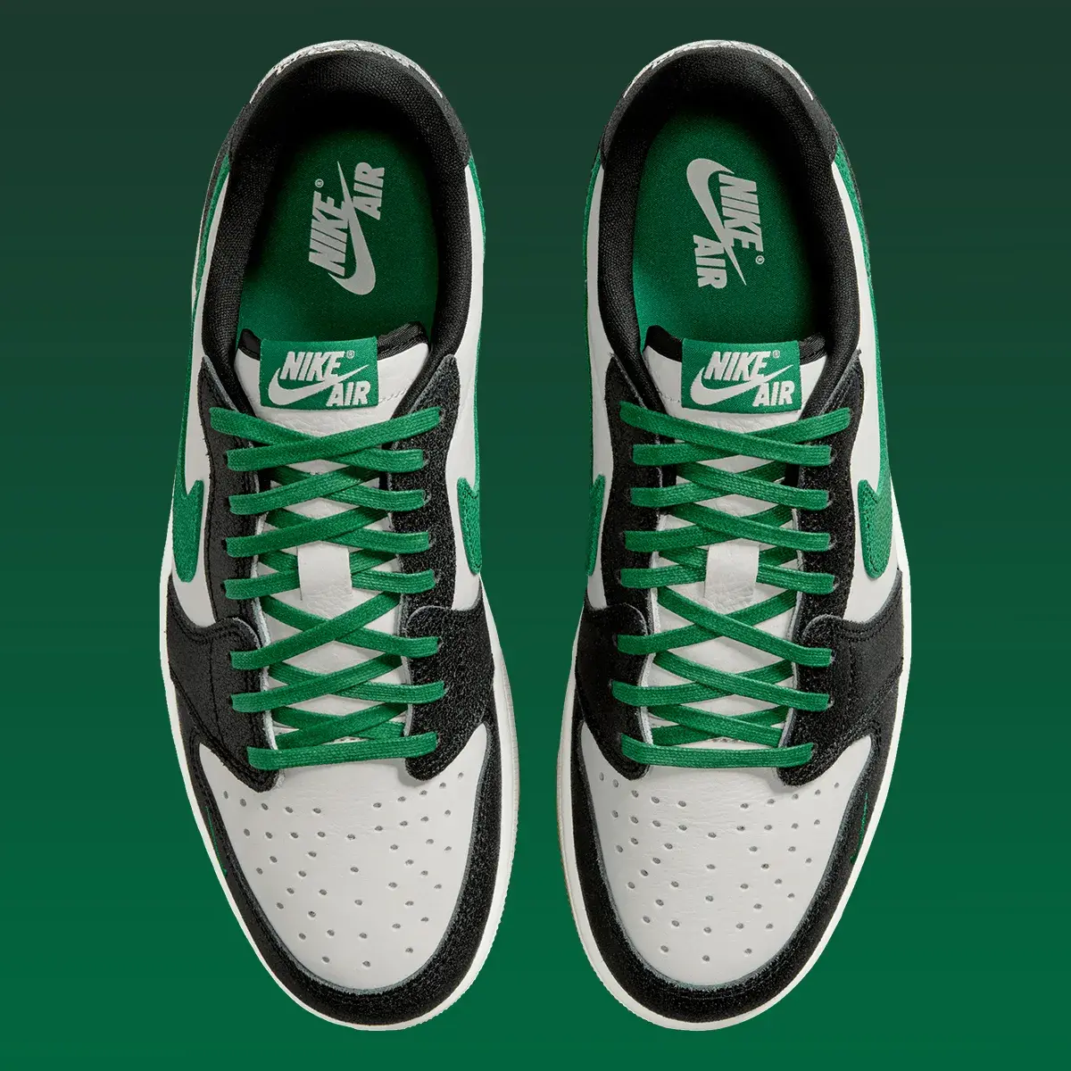 Alternative view of Giày Nike Air Jordan 1 Retro Low OG 'Pine Green' IR2283-030