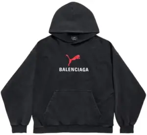 Áo Balenciaga x Puma Hoodie Fit 'Black' 767877TTVA41041