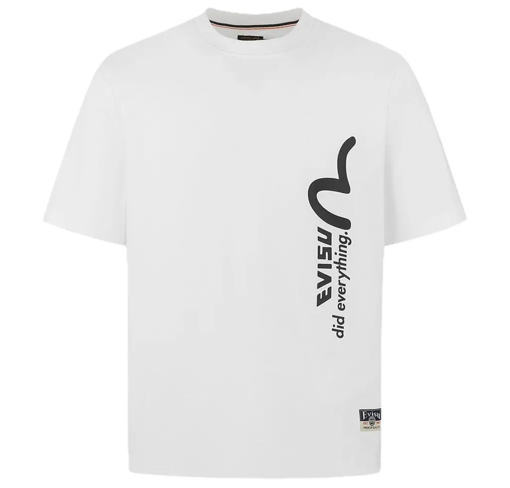 Áo Evisu Logo Slogan Print Fit ‘White’ 2ESHTM5TS1206XXCT