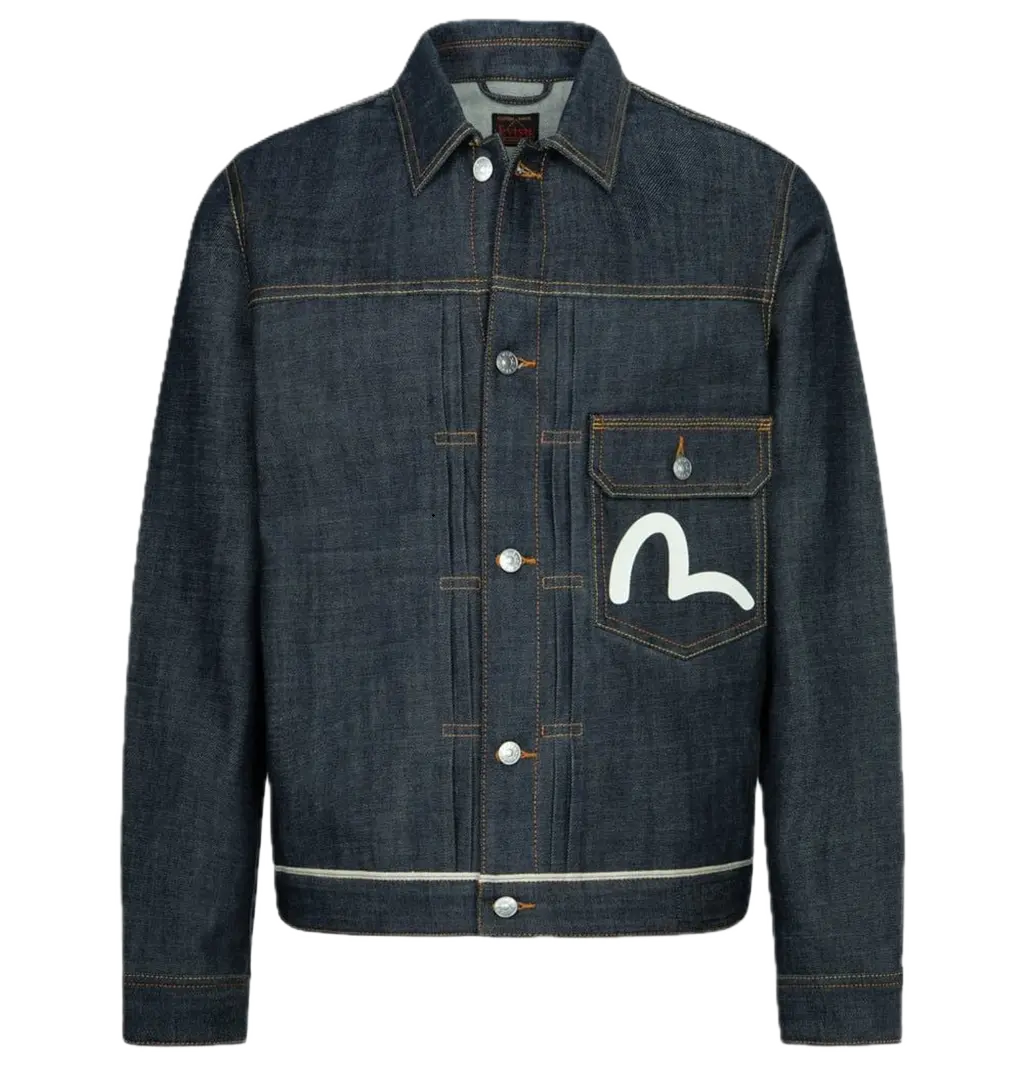Áo Evisu Panda Daicock Denim ‘Indigo’ 2ESHTM4DJ7005XXDP