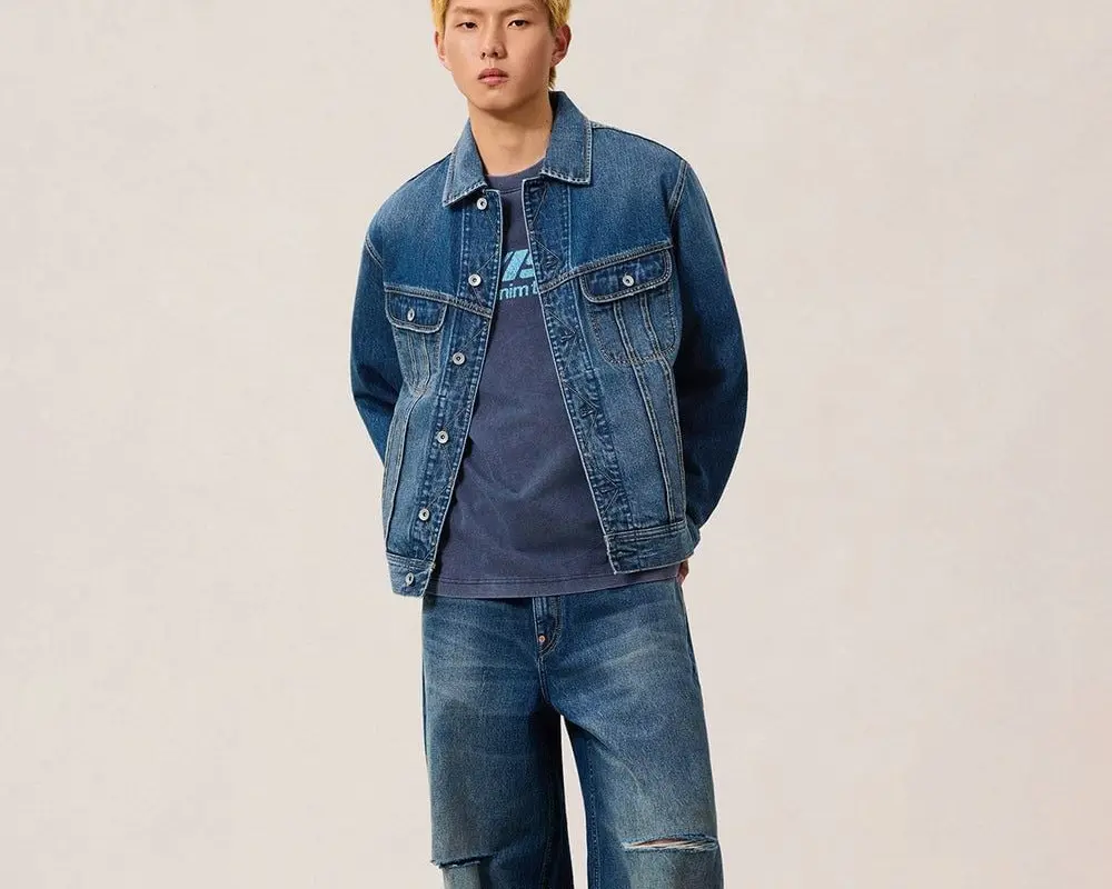 Alternative view of Áo Evisu Riders Denim Jacket ‘Indigo’ 2ESEJM6DJ6000XXDN
