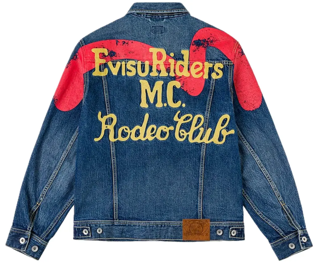 Áo Evisu Riders Denim Jacket ‘Indigo’ 2ESEJM6DJ6000XXDN