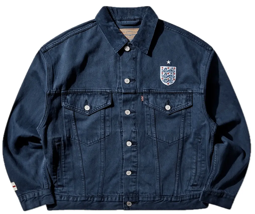 Áo Levi’s England Football Type II ‘Blue’ 006GU-0004