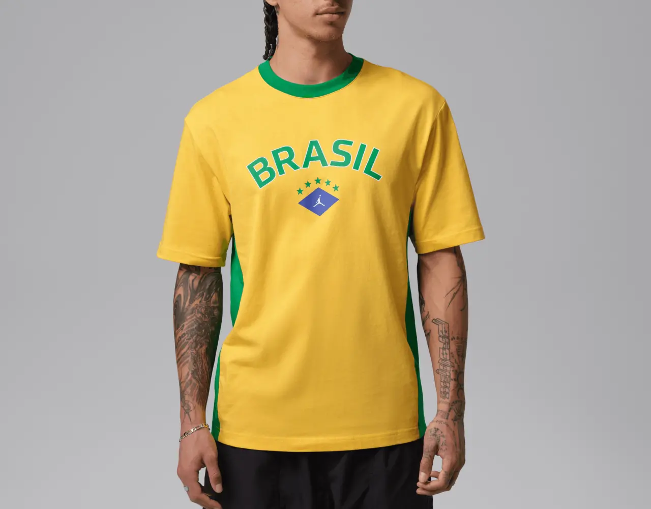 Alternative view of Áo Nike Brazil CBF Air Jordan 85 Graphic 2026/27 II5387-741