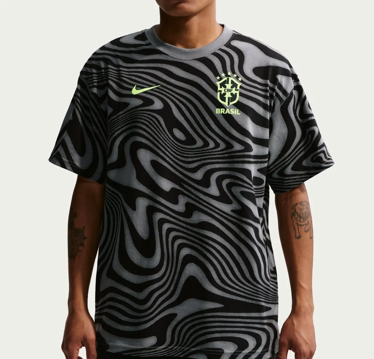 Alternative view of Áo Nike Brazil Soccer T-Shirt IQ2272-002