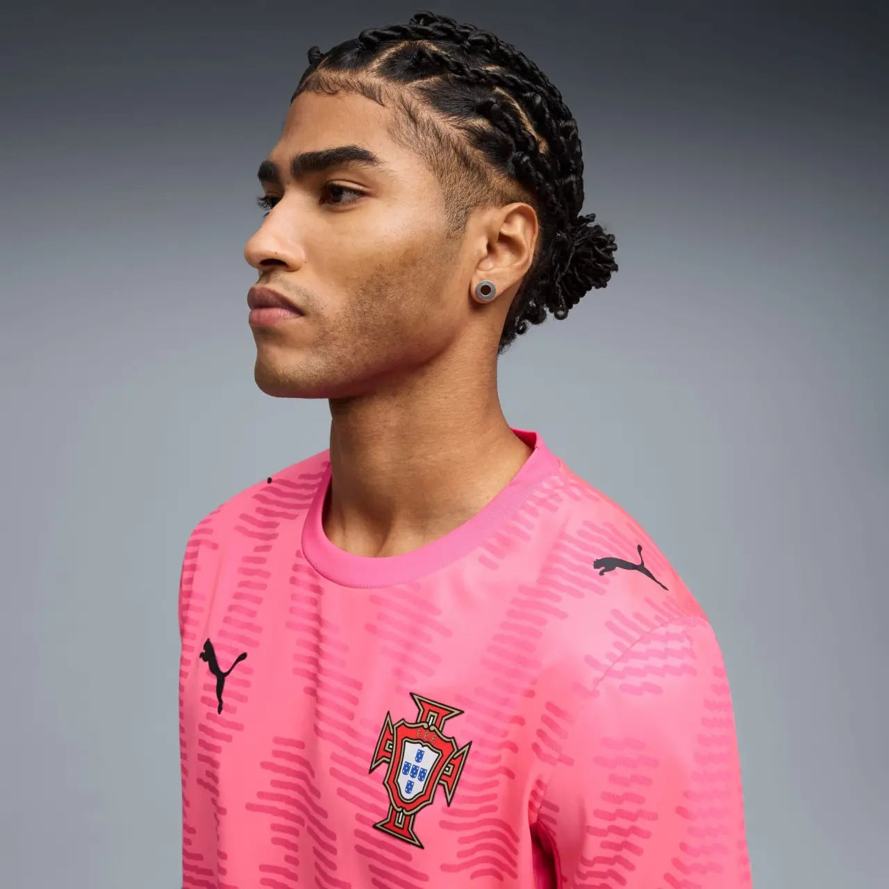 Alternative view of Áo Puma Portugal Salehe Bembury Goalkeeper Jersey 787101-81