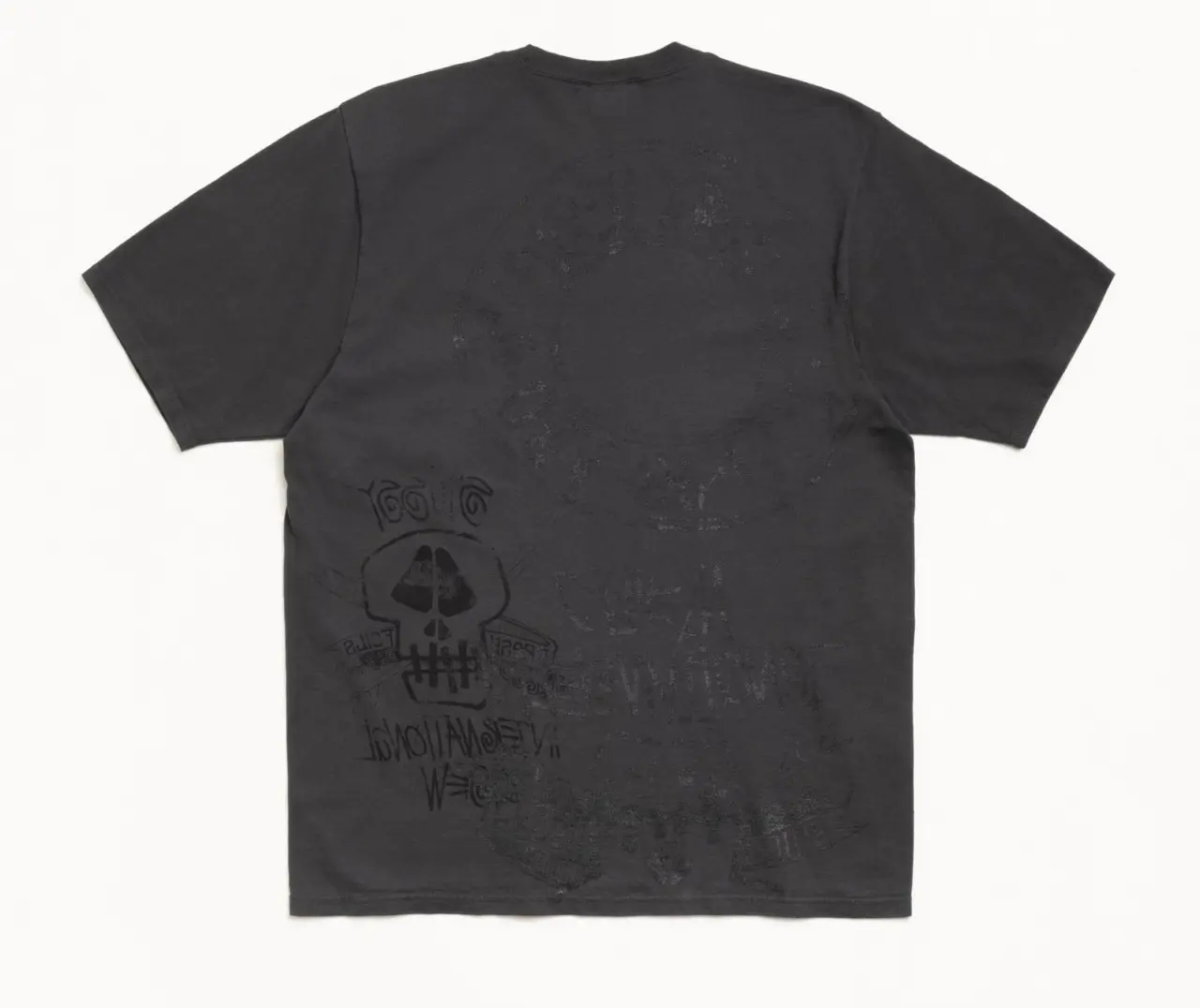 Alternative view of Áo Stussy Skulls Tee Pigment Dyed 'Black' 1905177