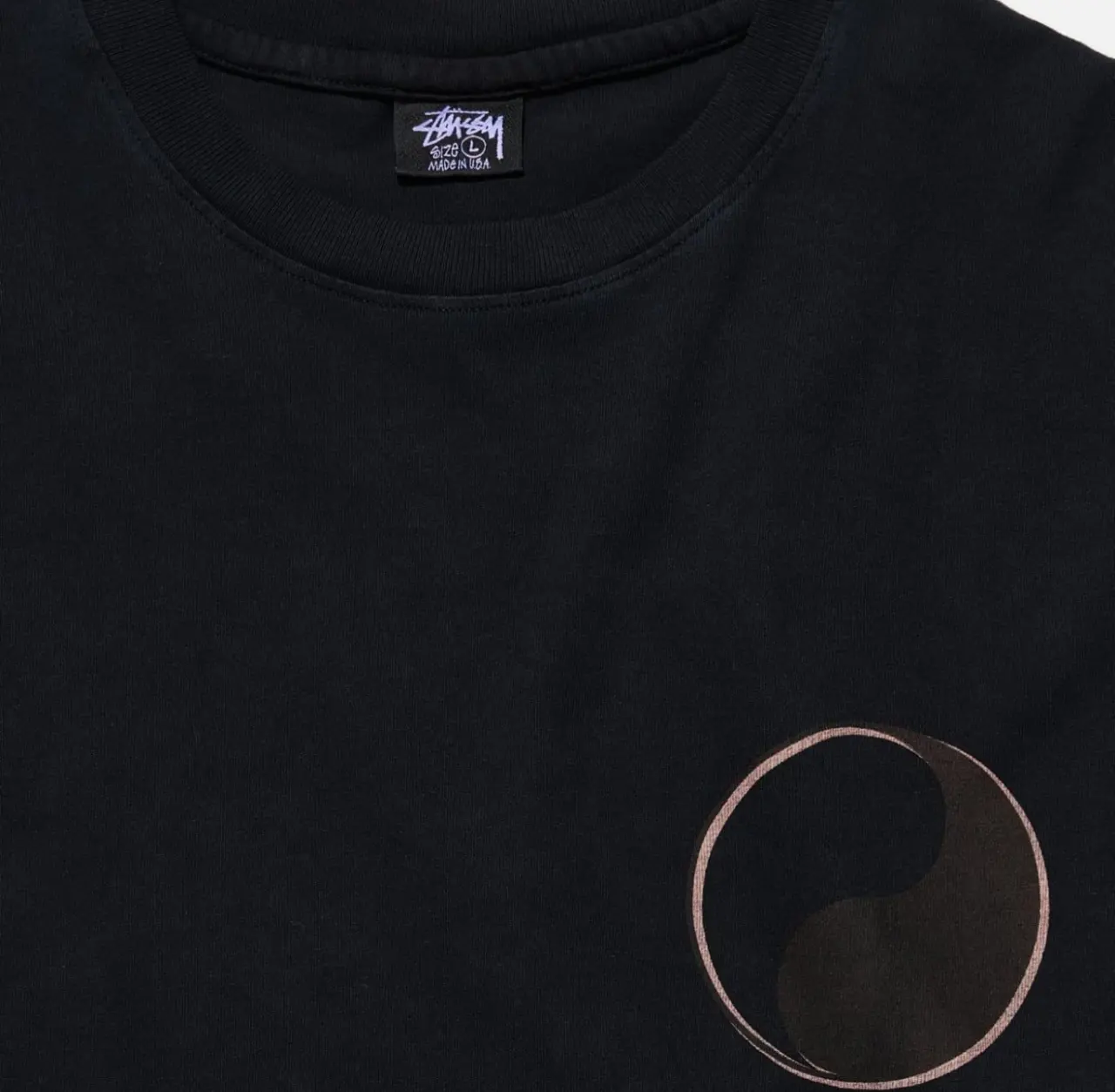 Alternative view of Áo Stussy OL Drop Shadow Pig 'Black' ST3903745BLUEV10