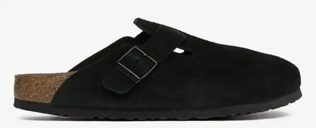Dép Birkenstock Boston Soft Footbed 'Black' 660473