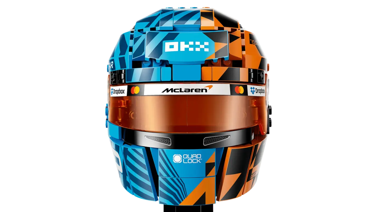 Alternative view of Mô Hình Lego McLaren Mastercard F1® Team Oscar Piastri Helmet 43017
