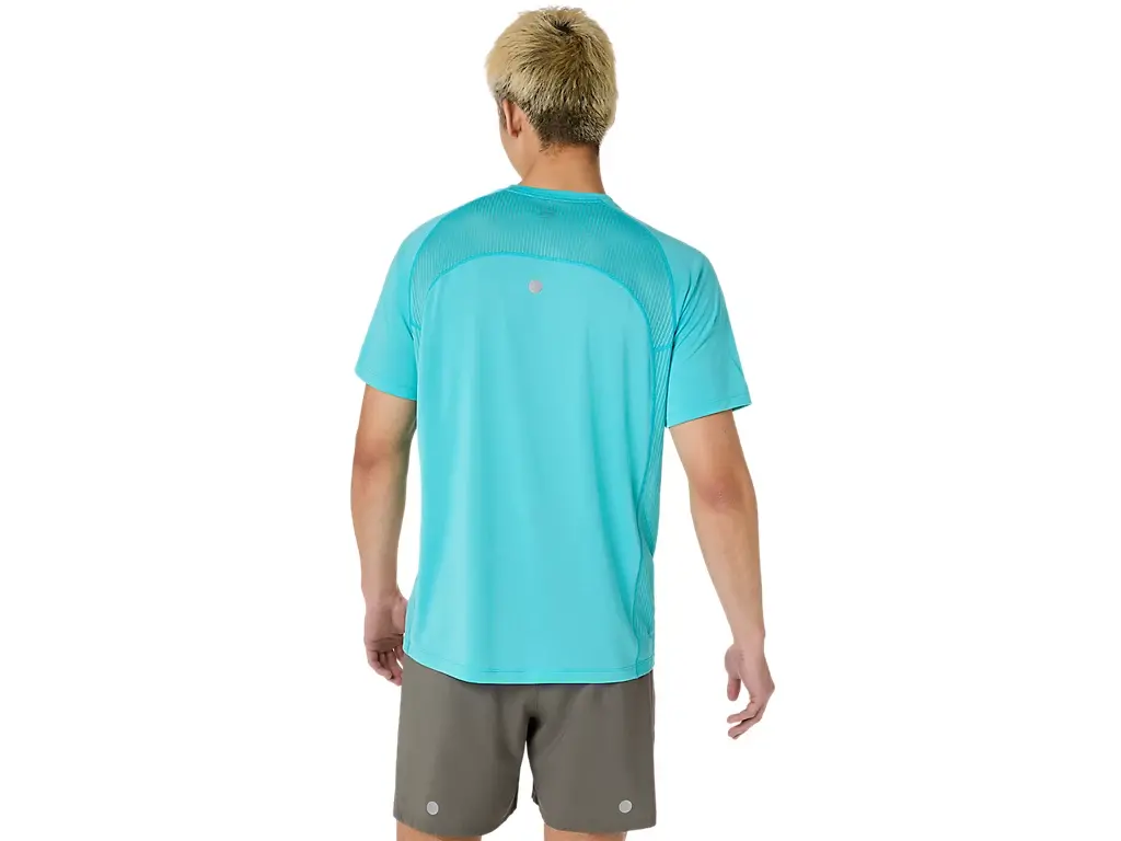 Alternative view of Áo Asics Road Fade SS Top ‘Energy Aqua’ 2011D512-402