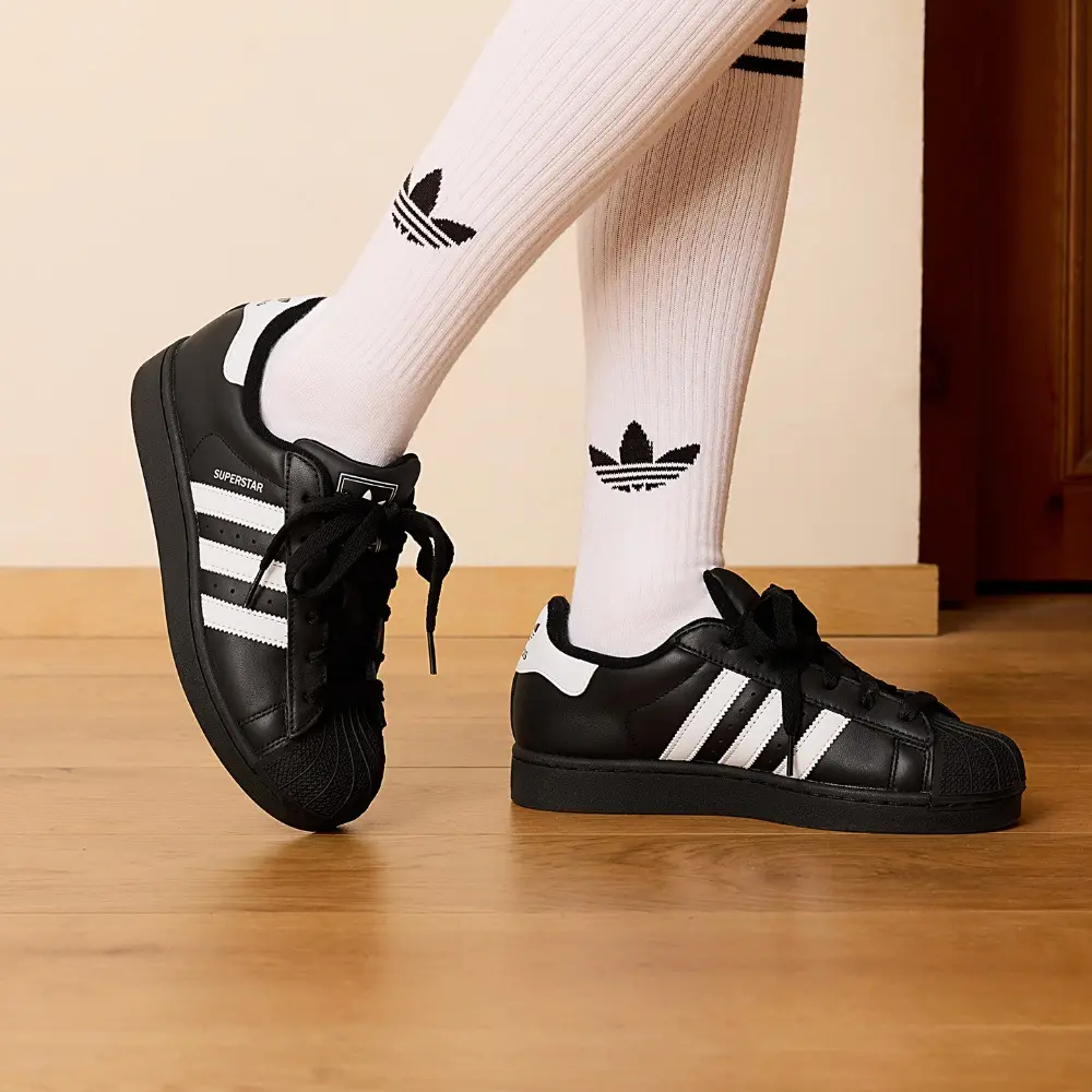 Giày Adidas Superstar 2 'Core Black' JI0079 - Ảnh 3