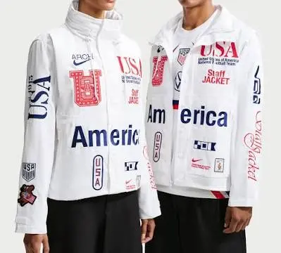 Alternative view of Áo Nike USA x VAA Woven Staff Jacket 'White' II9805-100