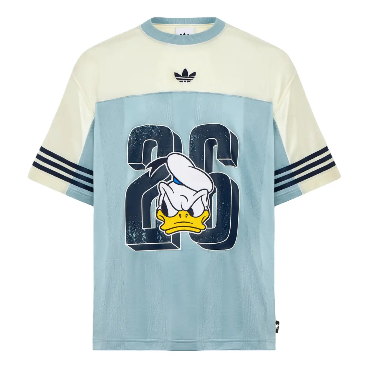 Áo Adidas x Disney Donald Duck Jersey 'Ivory Ash Grey' KU3106