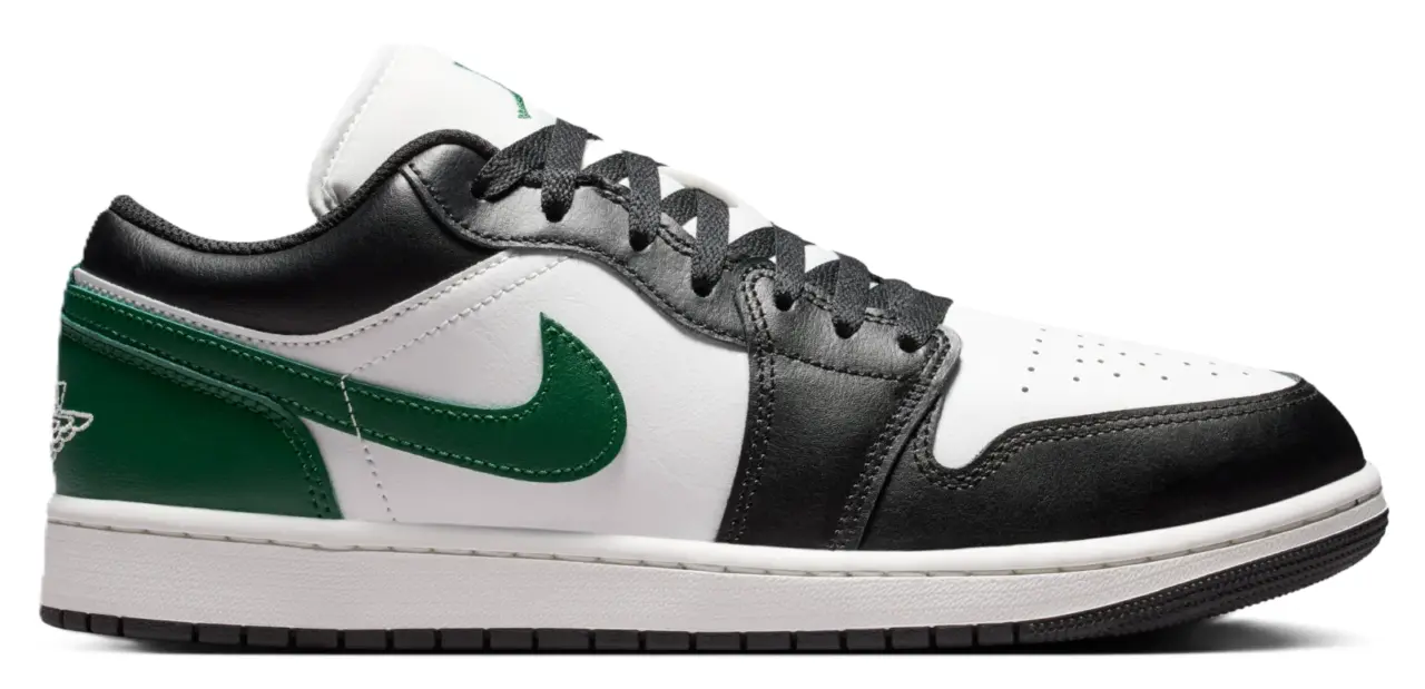 Giày Nike Air Jordan 1 Low 'Black Gorge Green' 553558-047