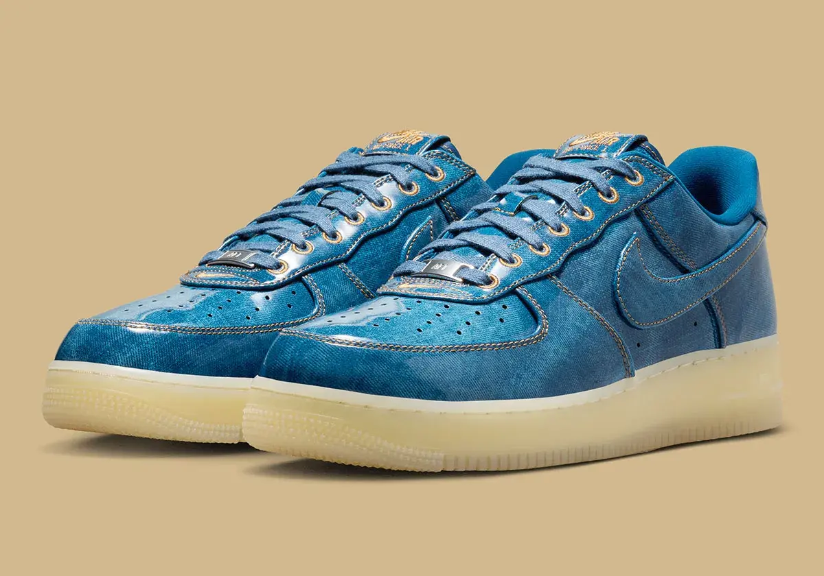 Giày Nike Air Force 1 Low 'Patent Denim' IM5757-400 - Ảnh 2
