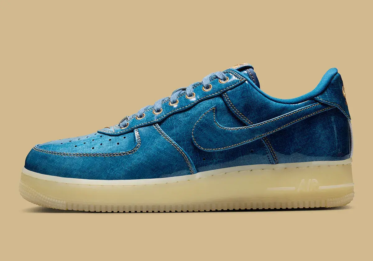 Giày Nike Air Force 1 Low 'Patent Denim' IM5757-400 - Ảnh 3