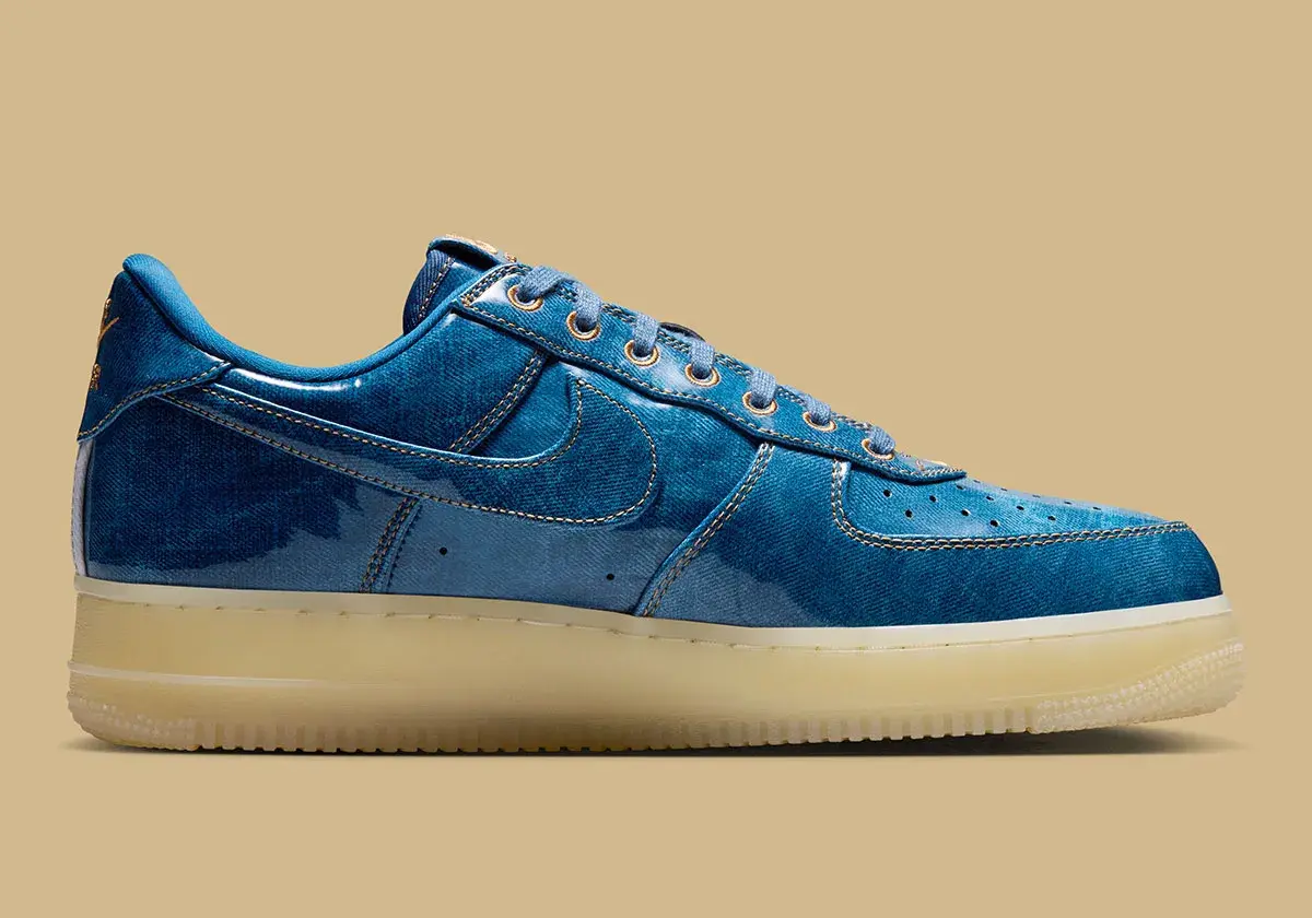 Giày Nike Air Force 1 Low 'Patent Denim' IM5757-400 - Ảnh 4