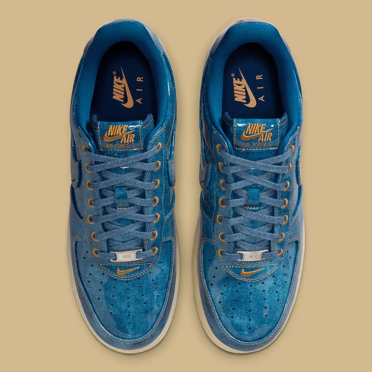 Giày Nike Air Force 1 Low 'Patent Denim' IM5757-400 - Ảnh 5