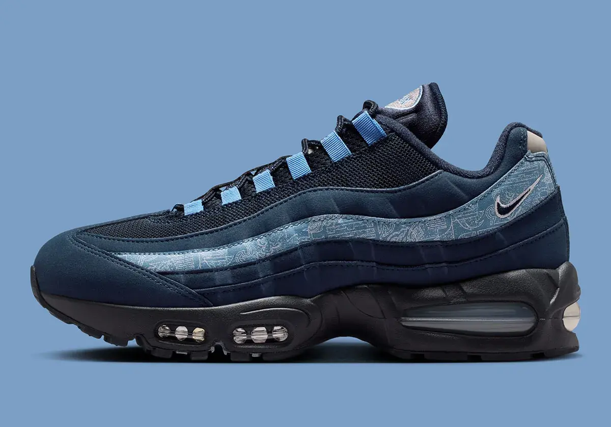 Alternative view of Giày Nike Air Max 95 SE 'Obsidian Work Blue' IU2254-900