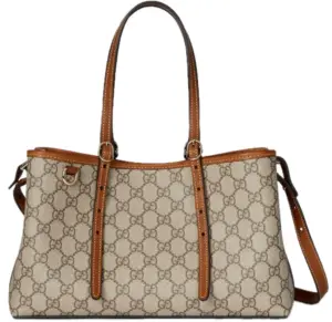 Túi Gucci GG Emblem Small Tote Bag 'Beige' 815214-FAD6L-9758