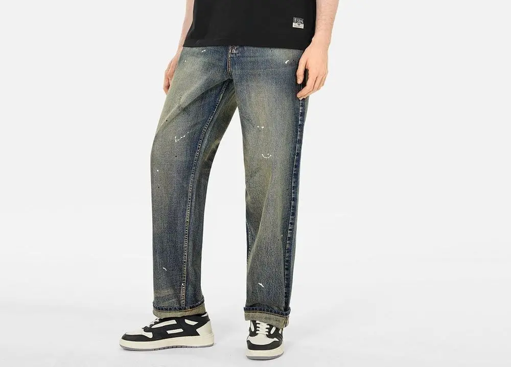 Alternative view of Quần Evisu 7-Pocket Vintage ‘Indigo’ 2ESHTM5JE100538DN