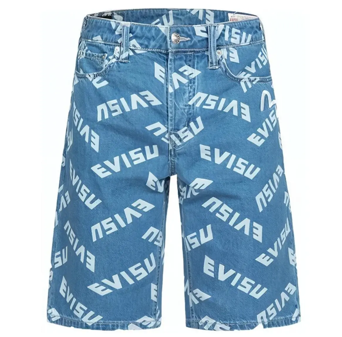 Quần Evisu Denim Short 'Blue' 2ESHTM3SH107RXCT
