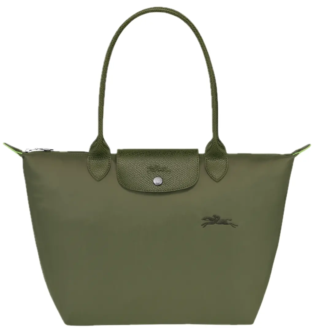 Túi Longchamp Le Pliage Green M Tote Bag 'Forest' L2605919479