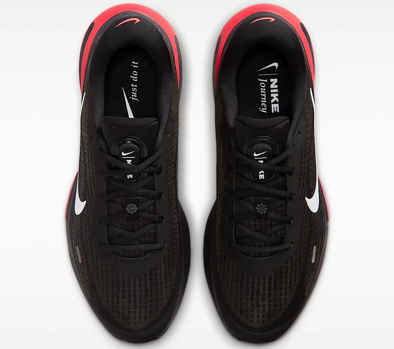 Alternative view of Giày Nike Journey Run 'Black Red Orbit' FN0228-013