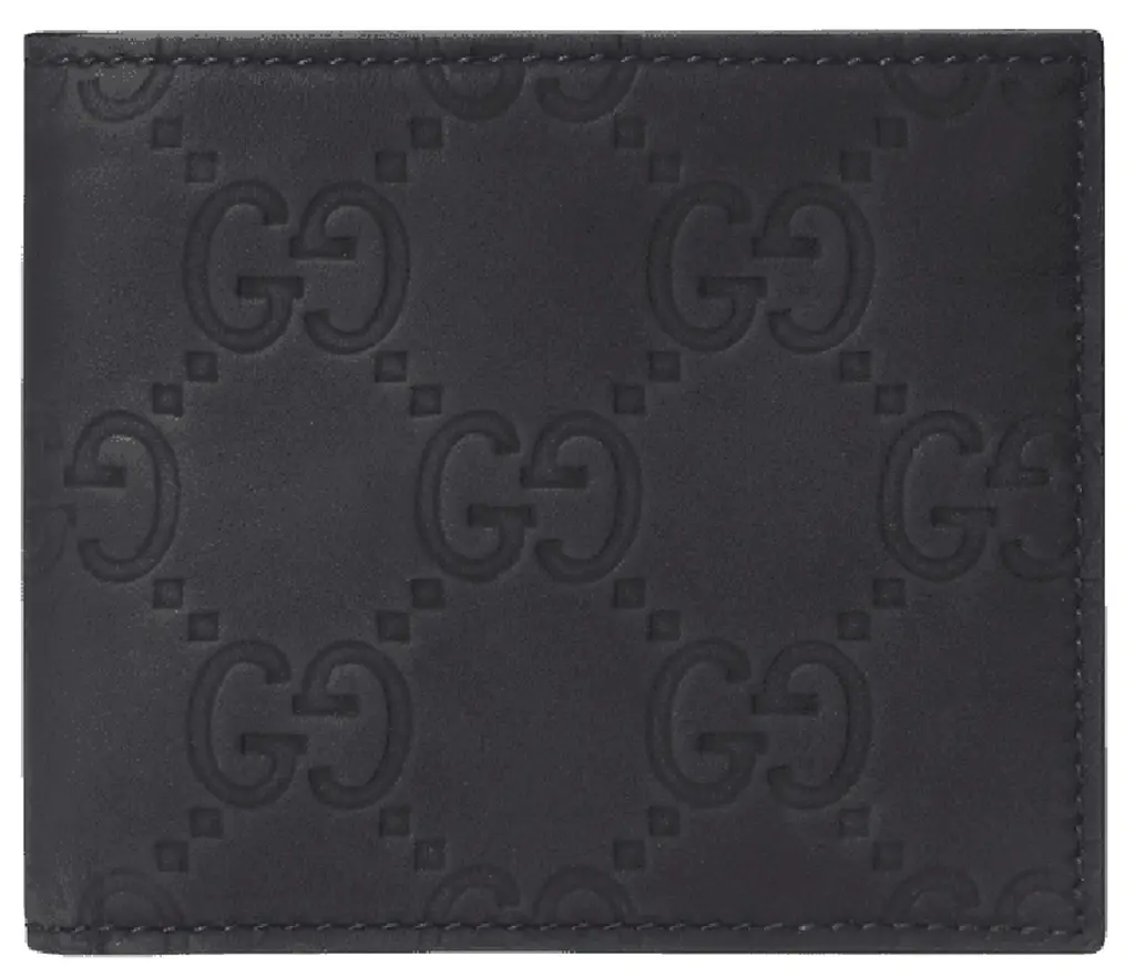 Ví Gucci GG Rubber-effect Bifold Wallet ‘Black’ 771309-AAC0L-1000
