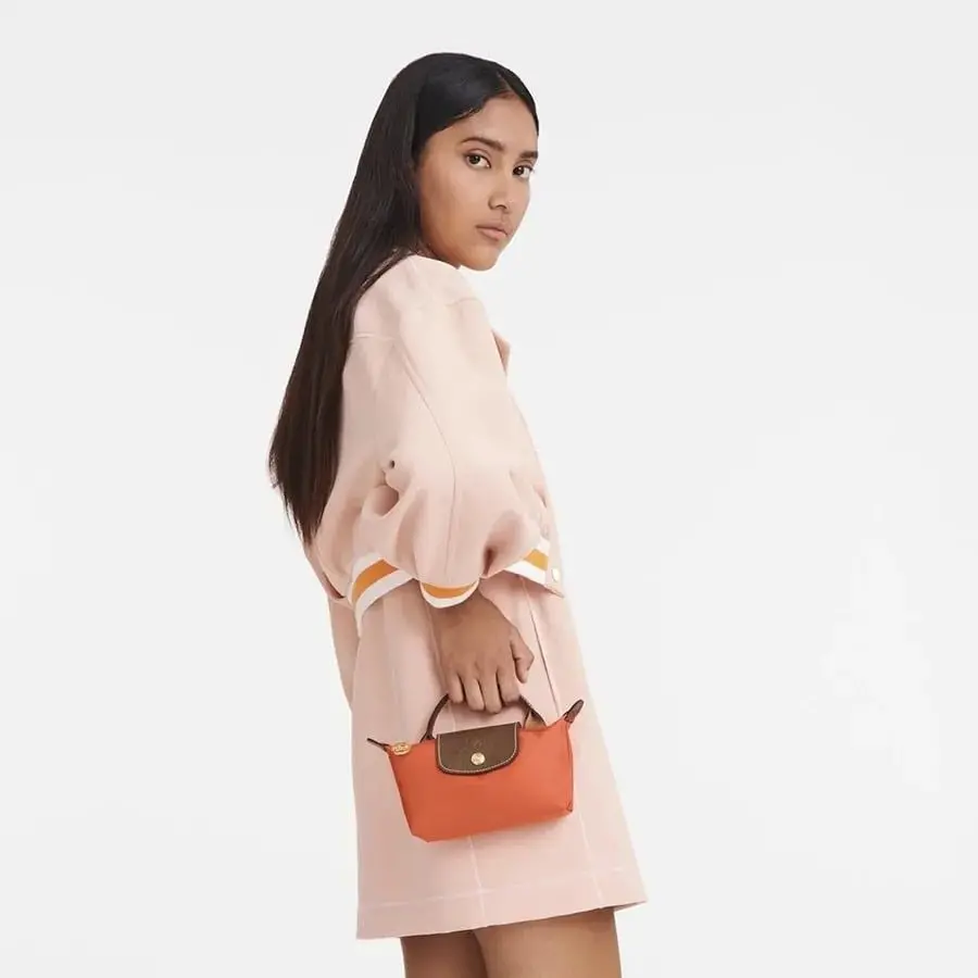 Alternative view of Túi Longchamp Le Pliage Original Pouch ‘Orange’ 34175089P85
