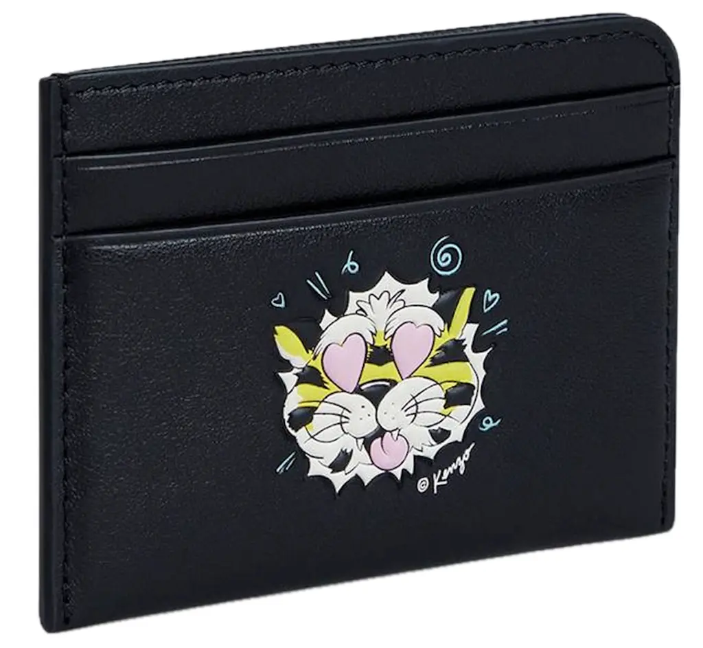 Ví Kenzo Wild Tiger Card Holder ‘Black’ FG55PM600L21
