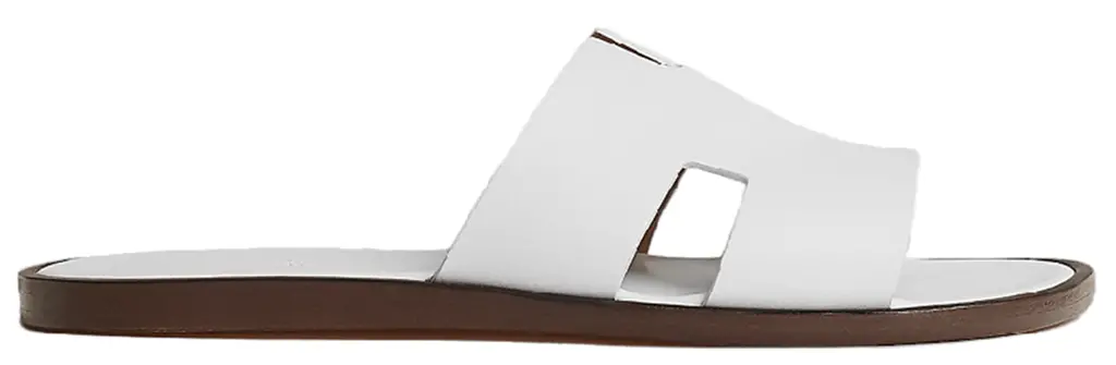 Dép Hermes Izmir ‘Blanc’ H041141ZH02390