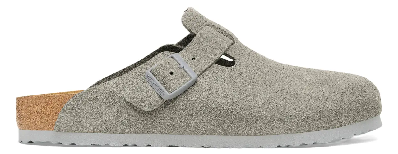 Giày Birkenstock Boston Suede 'Stone Coin' 1027688
