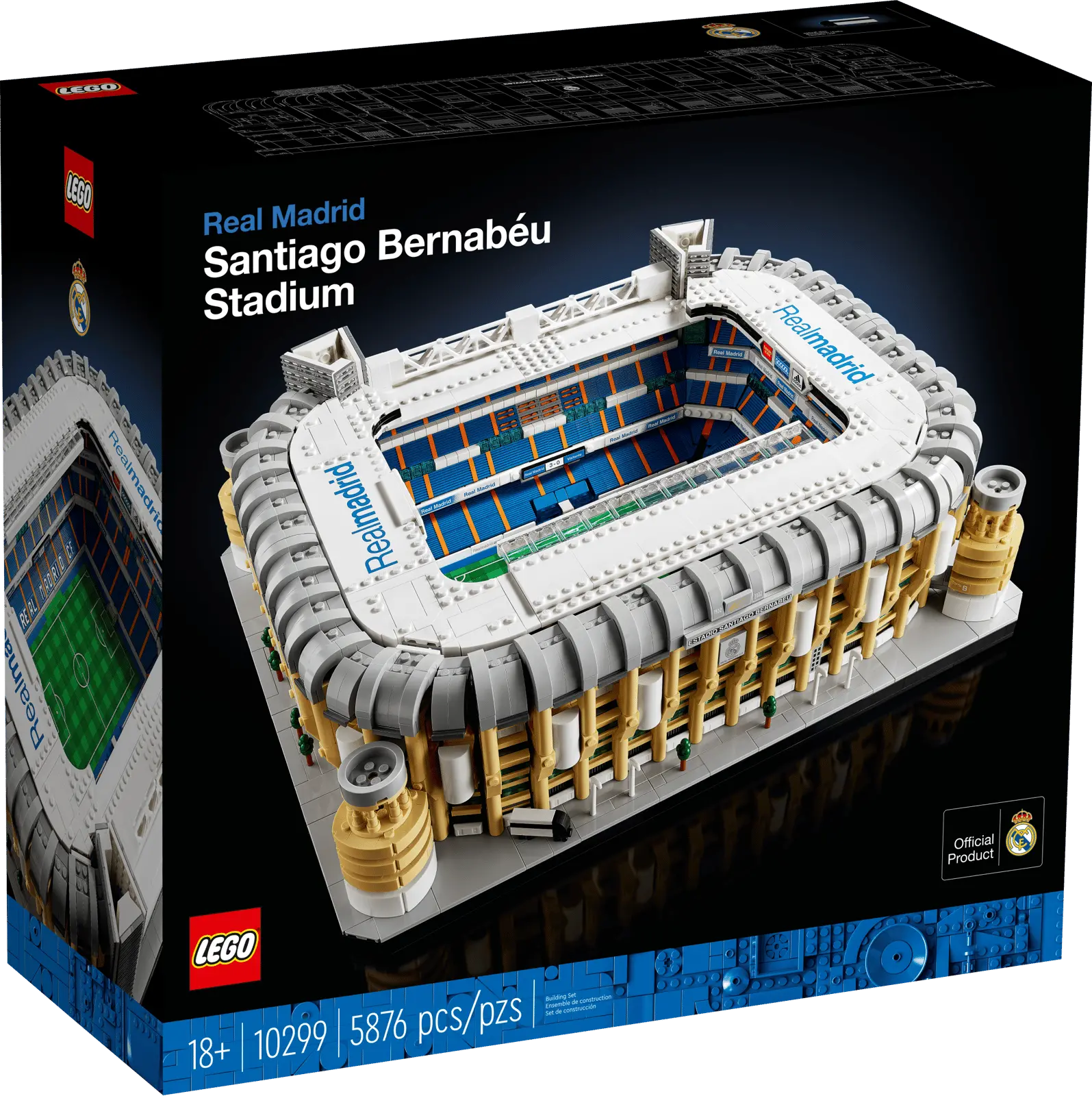 Alternative view of Mô Hình Lego Real Madrid Santiago Bernabéu 10299
