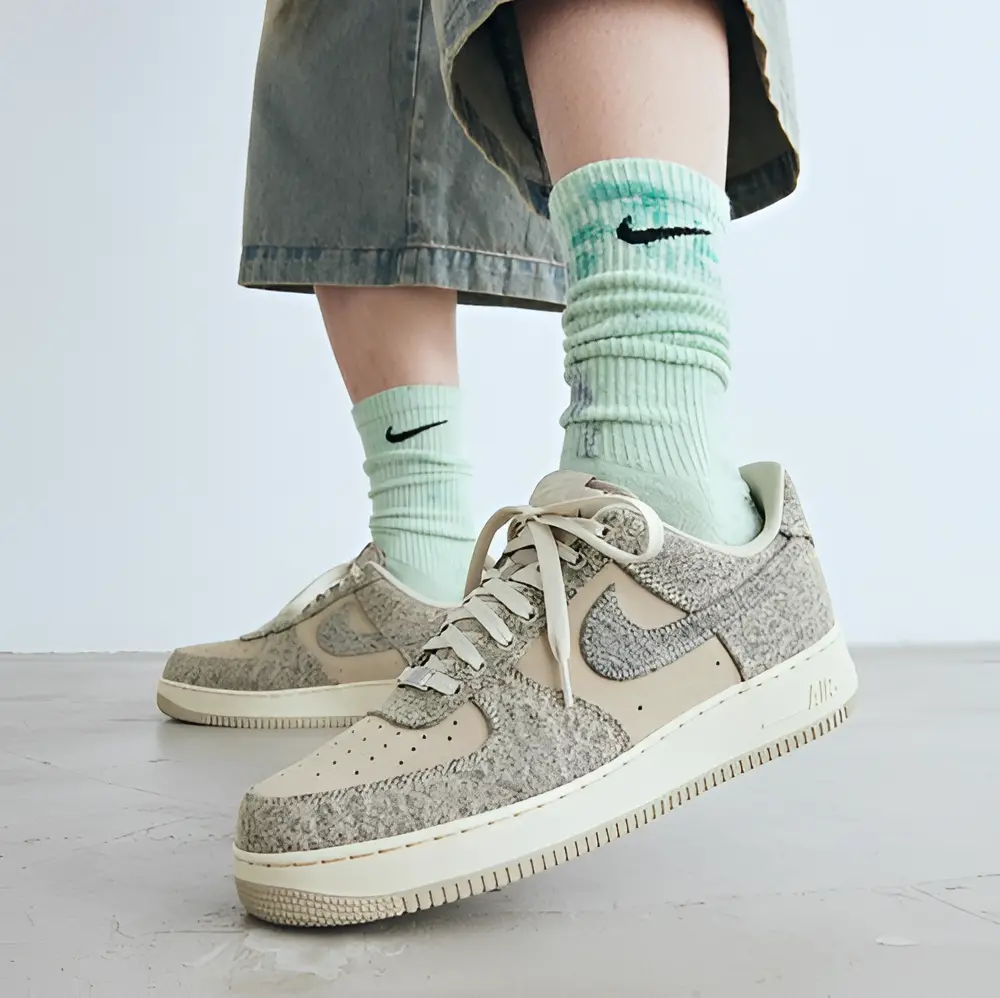 Giày Nike Air Force 1 Low 'Desert Khaki Denim' IR0951-201 - Ảnh 3