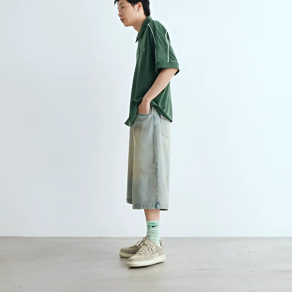 Alternative view of Giày Nike Air Force 1 Low 'Desert Khaki Denim' IR0951-201