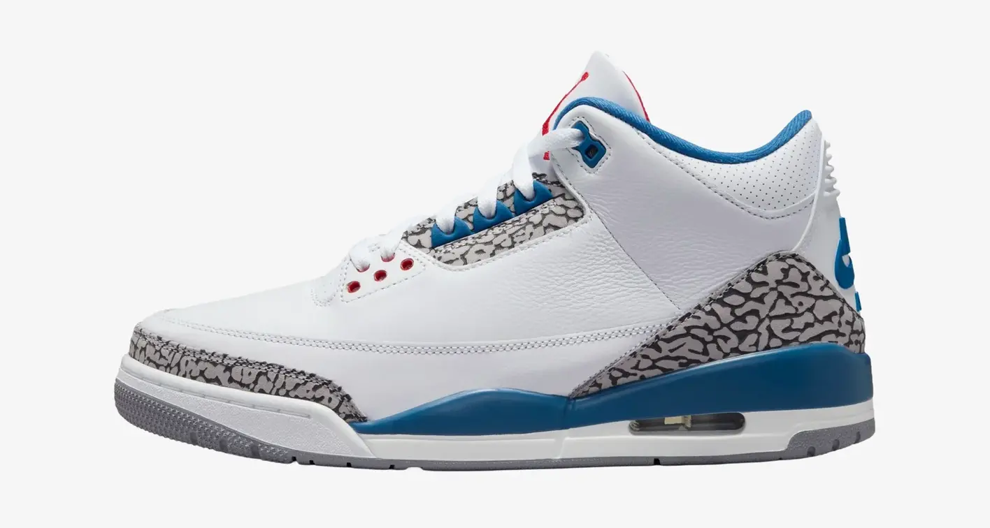 Alternative view of Giày Nike Air Jordan 3 Retro 'True Blue' IF4396-104